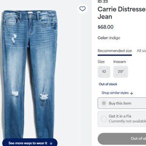 Id:23 Skinny cut jeans Size 30